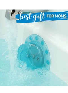 Bukela Bottomless Bath Overflow Drain Cover Adds Inches of Water to Tub for Warmer, Deeper Bath (Clear, 4" Diameter)  - Image 5
