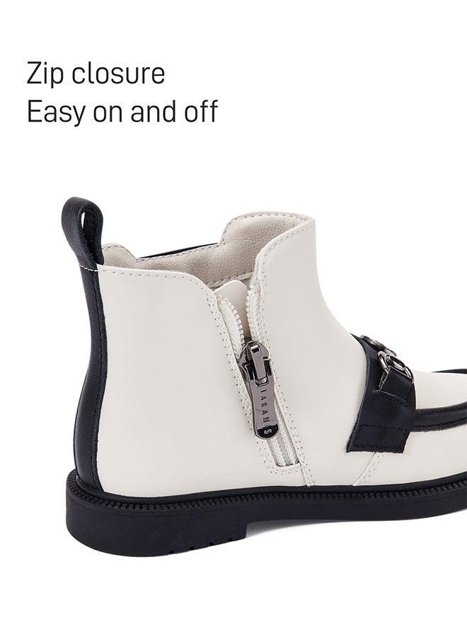 Taranis Taranis Children's Shoes Classic Contrast Boots Bicolor Buckle Chelsea Boots  - Image 5