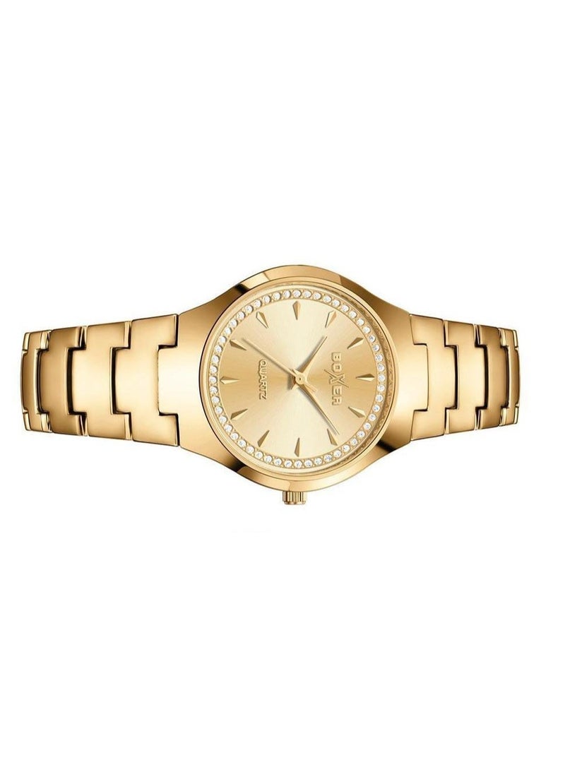 بوكسر ساعة بوكسر BX-073-8 للسيدات من الفولاذ المقاوم للصدأ - ساعة تناظرية أنيقة بحزام فولاذي متين - Image 2