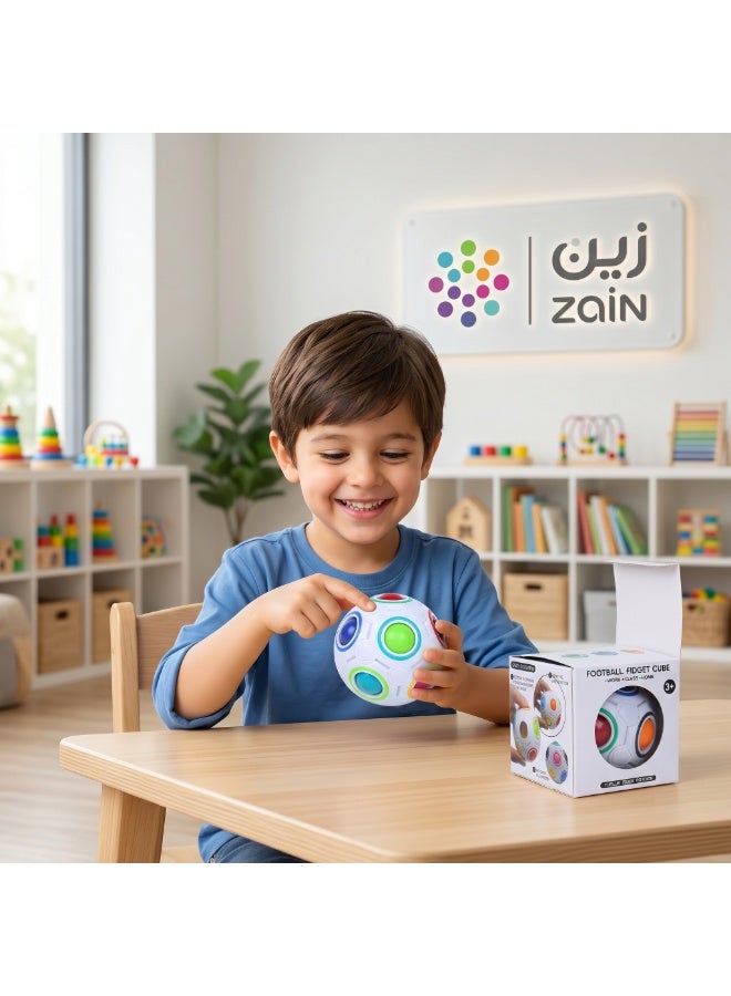 زين مكعب فيدجيت كرة القدم السحري من زين - إصدار اللون الأخضر النابض بالحياة - Image 3