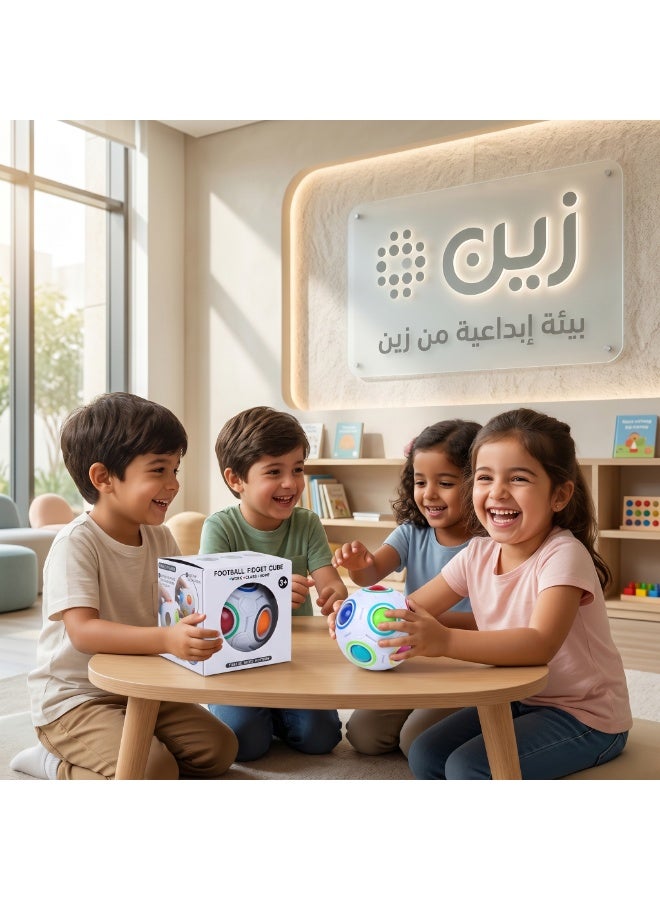 زين مكعب فيدجيت كرة القدم السحري من زين - إصدار اللون الأخضر النابض بالحياة - Image 4