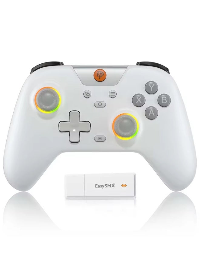 EasySMX X05 Wireless Gamepad Bluetooth Gaming Controller Compatible with PC/Phone/Switch/ Steam Gamer, RGB Light, Hall Effect - Image 1