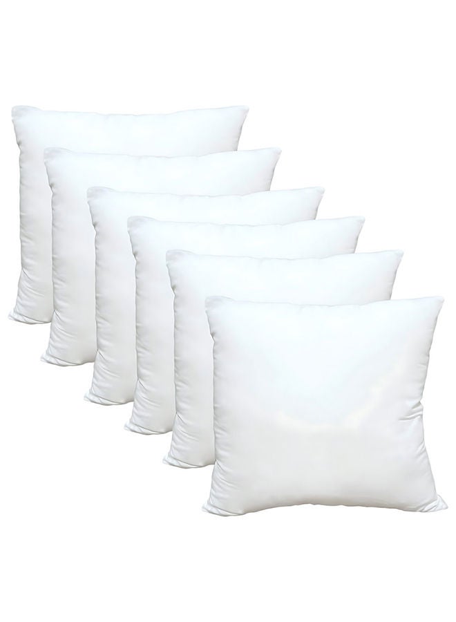 STRBOXONG Cushion Filler Pack of 6pcs- Fabric: Non Woven , Filling 350grams Non Siliconized Fiber - Size : 45 x 45cm - Image 1