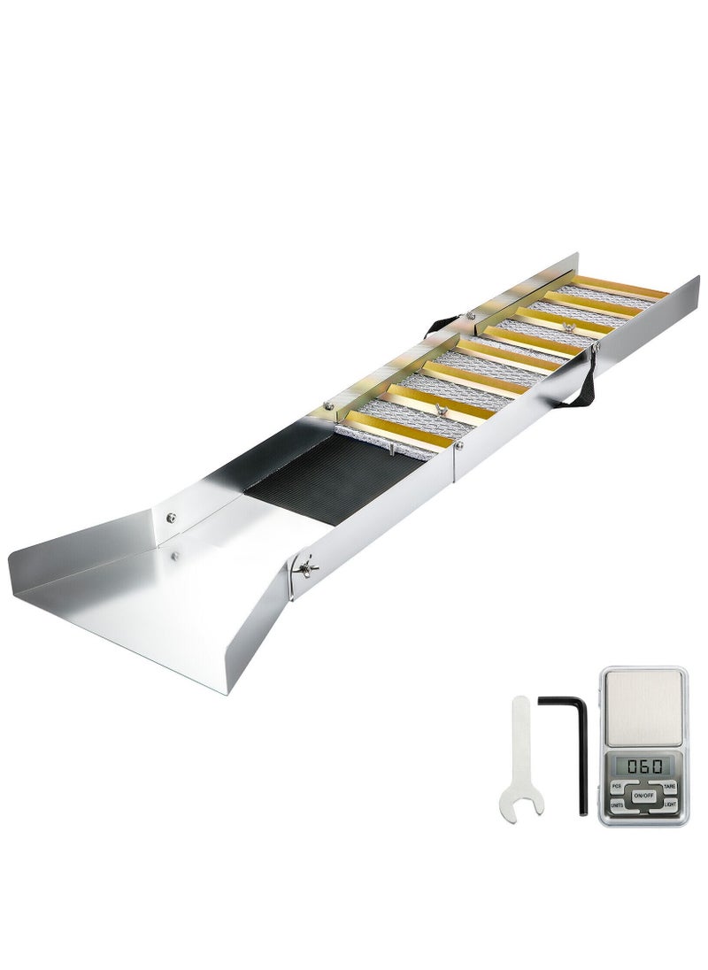 Machter 1.3m / 50" Small Aluminum Alloy Sluice Box Fossicking Prospecting Gold and Gems  - Image 1