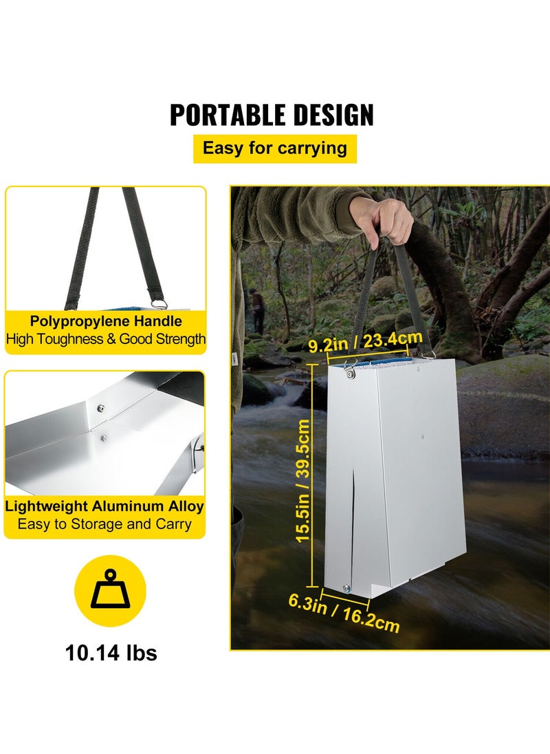 Machter 1.3m / 50" Small Aluminum Alloy Sluice Box Fossicking Prospecting Gold and Gems  - Image 5
