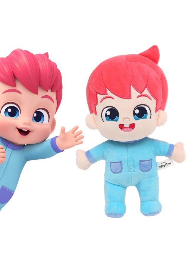 Pinkfong Bebefinn Plush Toy - 12" (30cm) Stuffed Doll | Soft Cuddly Plush for Toddlers | Bebefinn Toy | Perfect Birthday, Holiday for Boys & Girls - Image 1