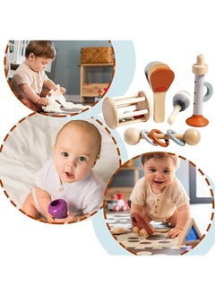 Treehole Baby Musical Instruments Toys - Wooden Percussion Instruments Set for Toddlers 1-3 Year， Old Kids Percussion Instruments Toy for 1 Year Boy Girls  - Image 3