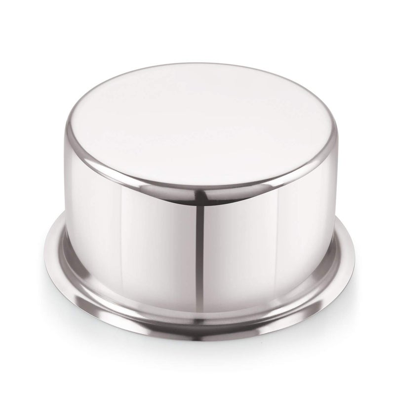 Sonanshi Sonanshi 4 Litre Patila/Bhagona/Tapeli/Bhagauna Stainless Steel with LID  - Image 3