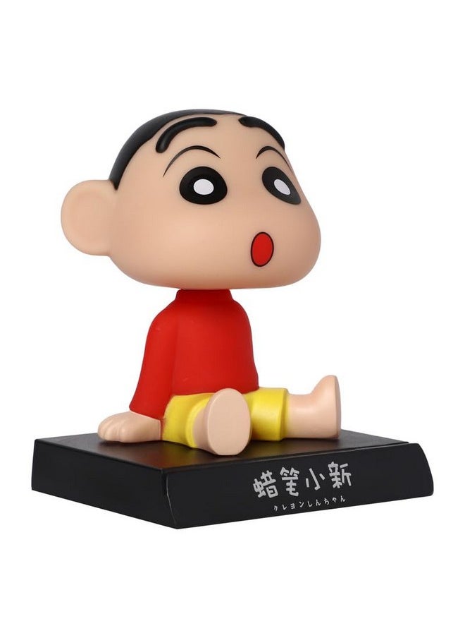 TechPro Techpro Super Hero Action Figure Limited Edition Bobblehead with Mobile Holder for Car Dashboard, Office Desk & Study Table- (Shinchan)  - Image 2