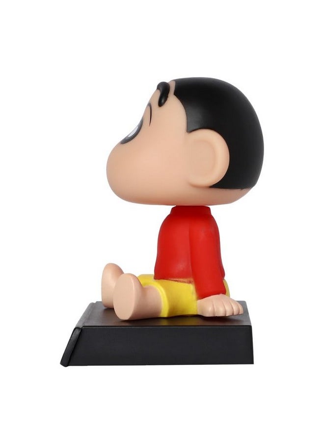 TechPro Techpro Super Hero Action Figure Limited Edition Bobblehead with Mobile Holder for Car Dashboard, Office Desk & Study Table- (Shinchan)  - Image 3