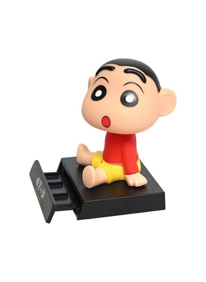 TechPro Techpro Super Hero Action Figure Limited Edition Bobblehead with Mobile Holder for Car Dashboard, Office Desk & Study Table- (Shinchan)  - Image 5