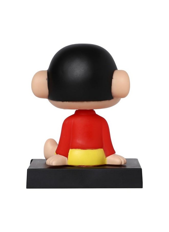 TechPro Techpro Super Hero Action Figure Limited Edition Bobblehead with Mobile Holder for Car Dashboard, Office Desk & Study Table- (Shinchan)  - Image 4