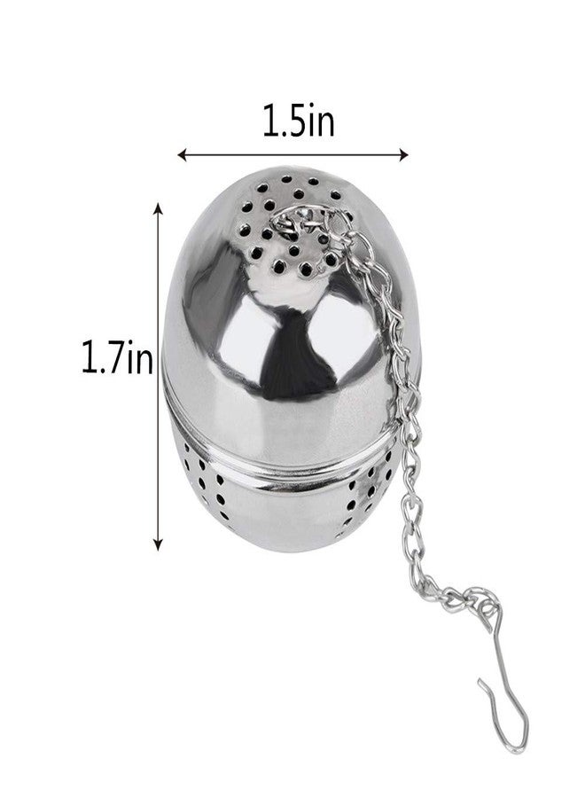 SHUO 2pc Stainless Steel Ball Shape Tea Infuser Ball Tea Infuser Tea Leaf Filter with Handles Filter Tea - Image 5