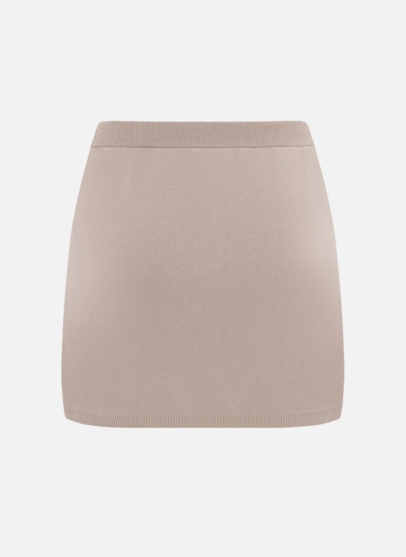 Lichi  A-silhouette mini jersey skirt for Women | Best Price UAE