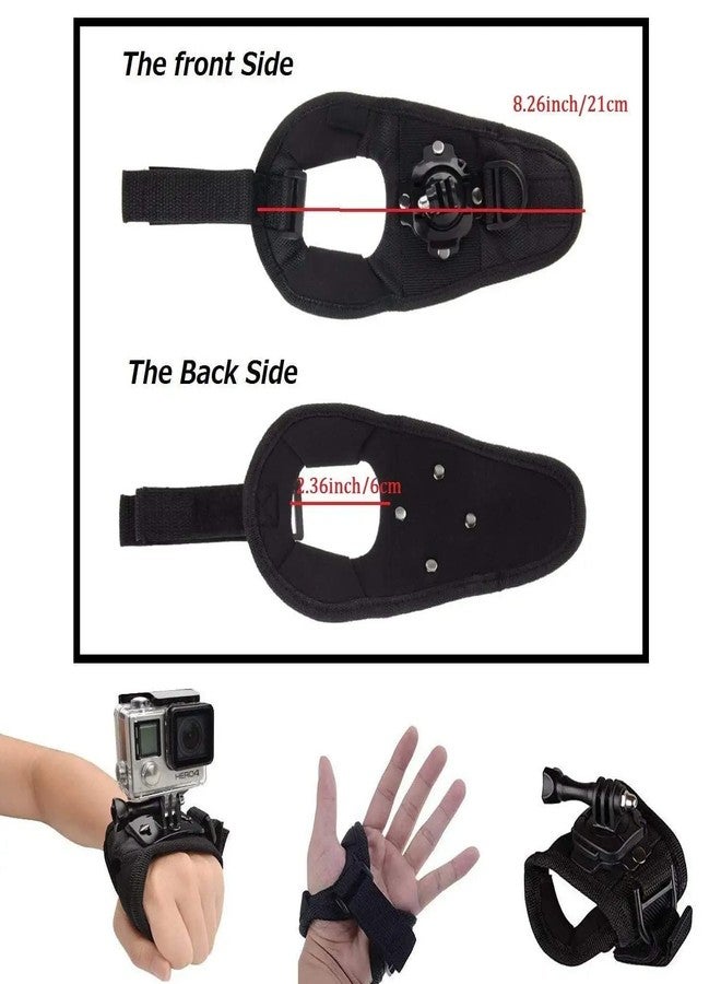SPEDY 360? Rotation Glove Style Band Wrist Strap Mount Belt Screw Compatible with All GoPro, Xiaomi Yi, SJcam and All Other Action Cameras - Image 4