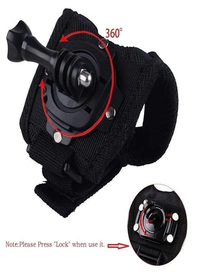 SPEDY 360? Rotation Glove Style Band Wrist Strap Mount Belt Screw Compatible with All GoPro, Xiaomi Yi, SJcam and All Other Action Cameras - Image 3