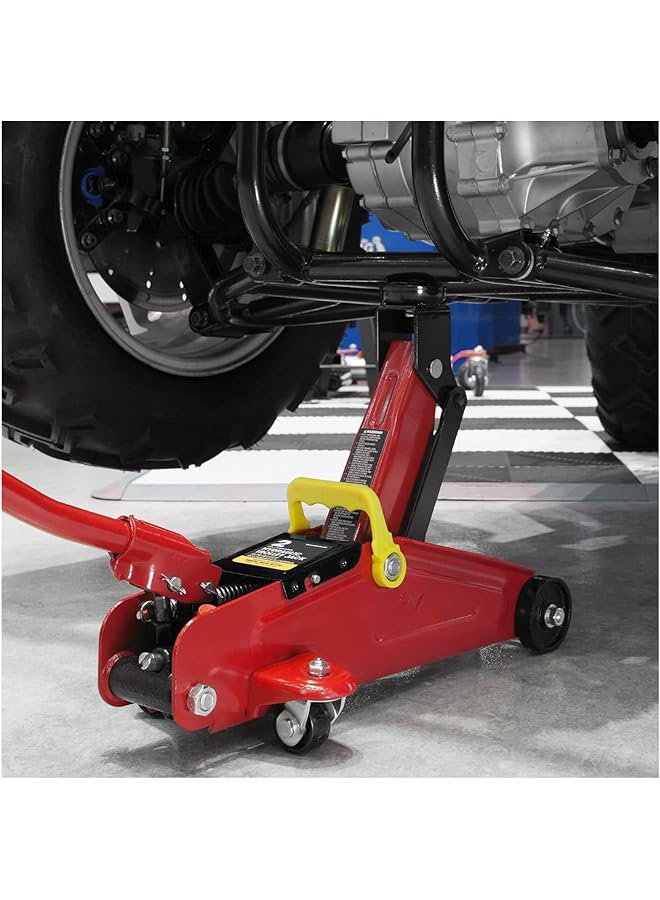 بونكا رافعة أرضية هيدروليكية حمراء - Image 4