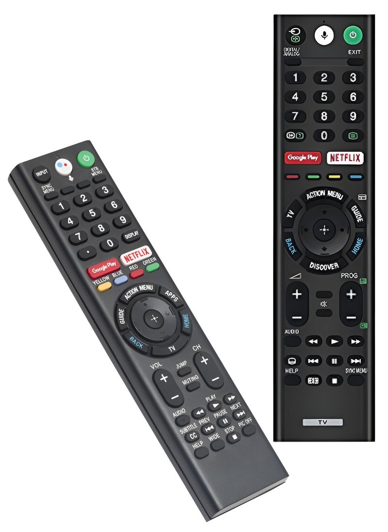 Raxoom - Remote for Sony Smart Bravia Remote Sony Bluetooth Voice Search Mic Remote and Sony Smart Bravia Android TVs Sony 4K UHD Crystal HDR TV Sony OLED Ultra HDTV XBR KDL Series TV RMF-TX300U - Image 1