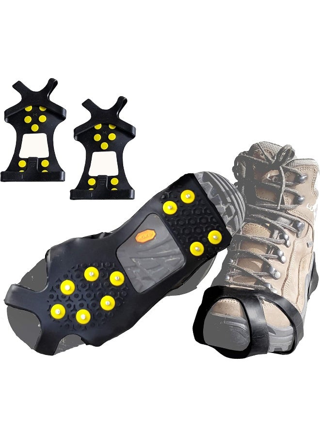 Limm Limm Crampons Ice Walking Traction Cleats - XLarge Lightweight Ice Cleats for Snow & Ice - Anti Slip Shoe Grips Quickly - Image 3