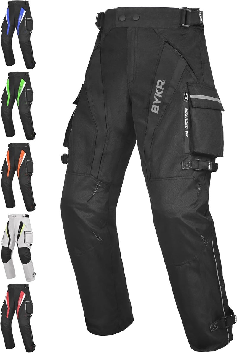 BYKR Motorcycle Pants for Men & Women - Armored Cordura Overpants for Enduro, ATV, and Dual Sports - Image 1