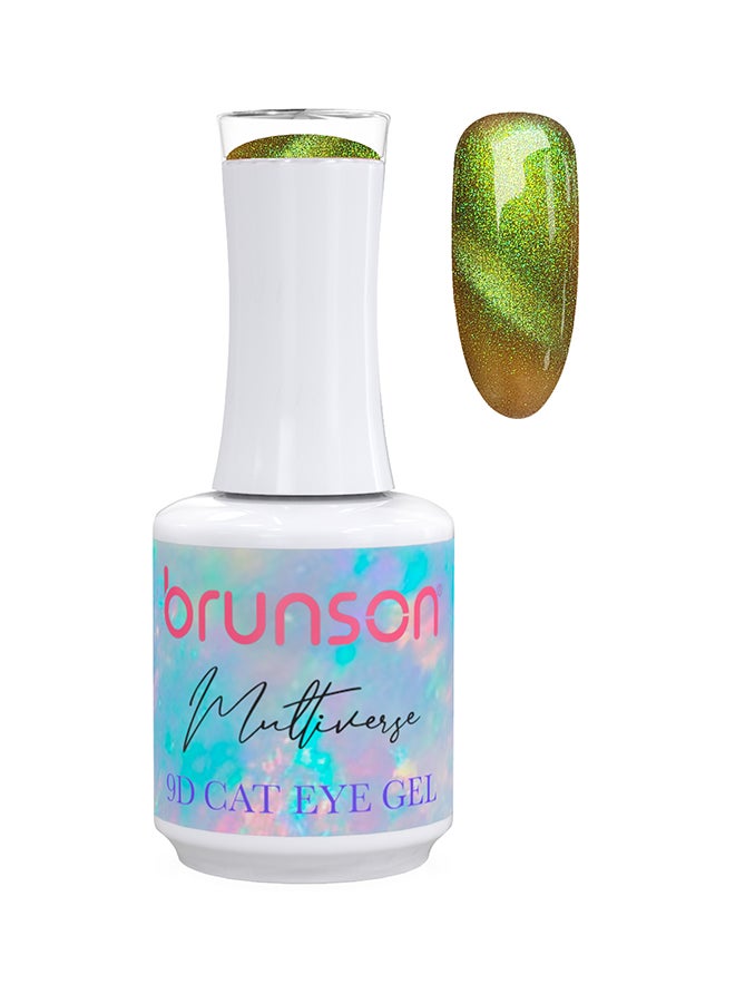 brunson Multiverse 9D Cat Eye Gel Polish Galaxy Magnetic UV LED Gel Nail polish 18ml Chameleon Magnetic Gel Soak Off UV LED Gelish Polish D16N