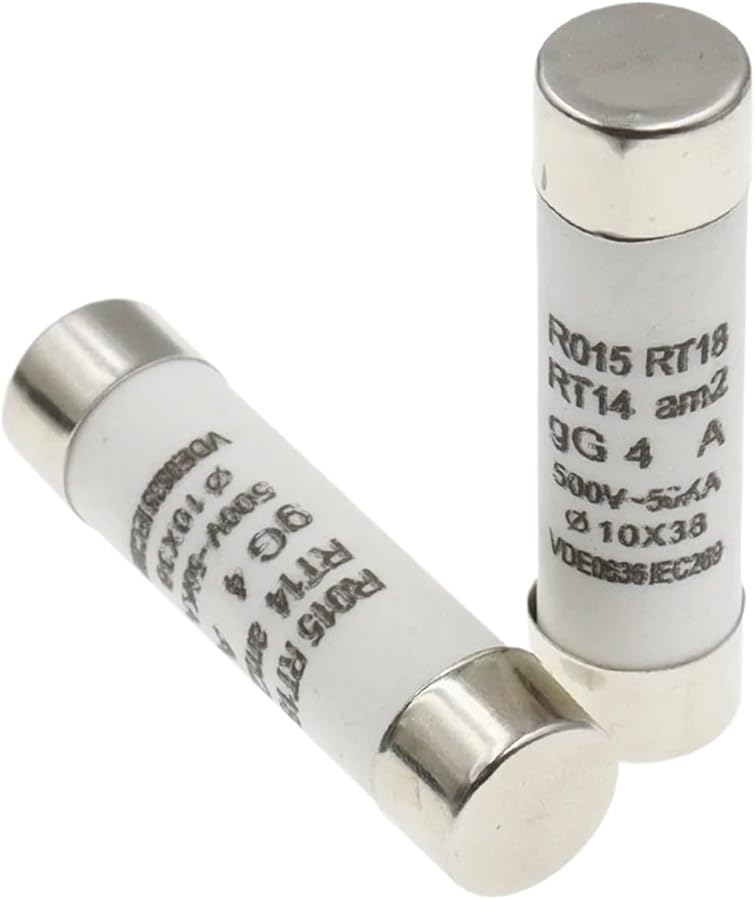 Ceramic Fuse 10x38mm 380V 0.5A 3 Pcs RT14 RT15 RT18 - Image 2