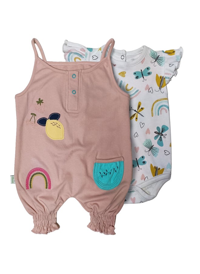BabyShoora - Baby Girls Jumpsuit Set - Image 1