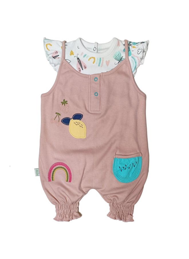BabyShoora - Baby Girls Jumpsuit Set - Image 1