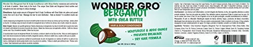 Wonder Gro Bergamot with Shea Butter Hair Grease Styling Conditioner, 12 fl oz - Moisturizes & Adds Shine, Prevents Breakage - Best Dry Hair Formula - Image 2