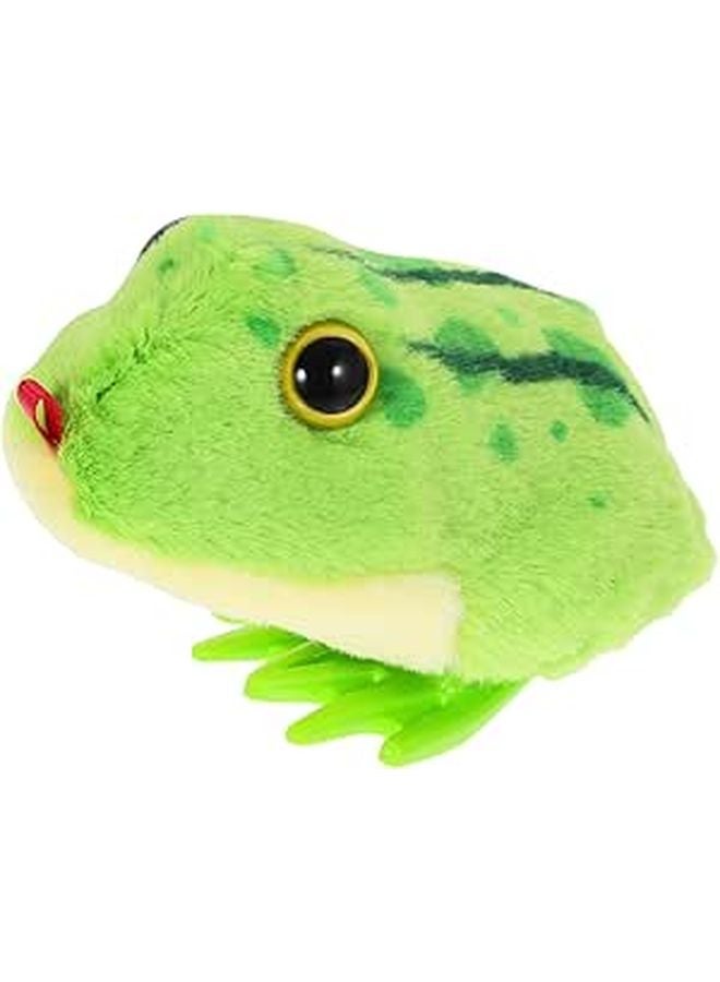 Clockwork Spring Frog Wind Up Jumping Toy Green Interactive Animal Gift - Image 1