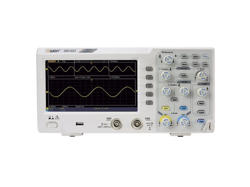 Owon OWON SDS1022 20MHz 100MSs 2Channels 10K economical type DSO  - Image 1