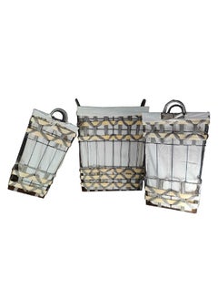 NKX Set of 3 Square Hamper Basket  - Image 1