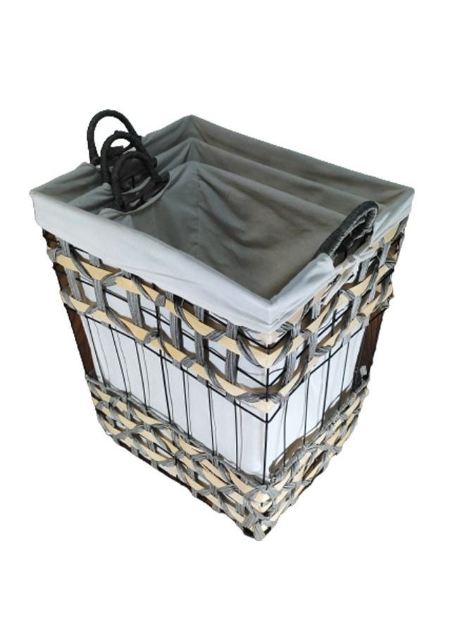 NKX - Set of 3 Square Hamper Basket - Image 1