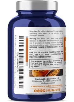NusaPure Bee Pollen 1500Mg 200 Veggie Caps  - Image 2