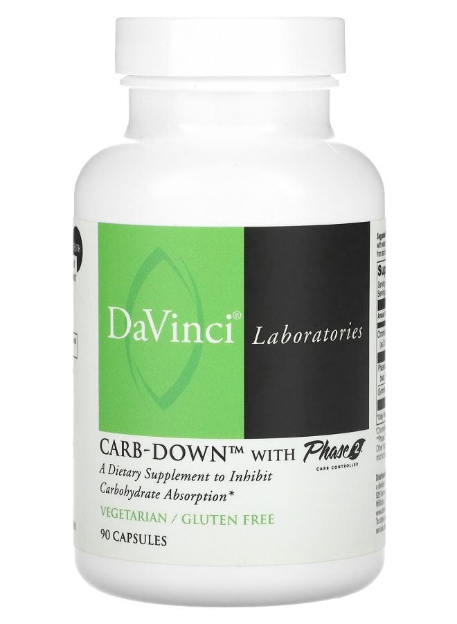 DaVinci Laboratories of Vermont CarbDown with Phase 2 Carb Controller 90 Capsules