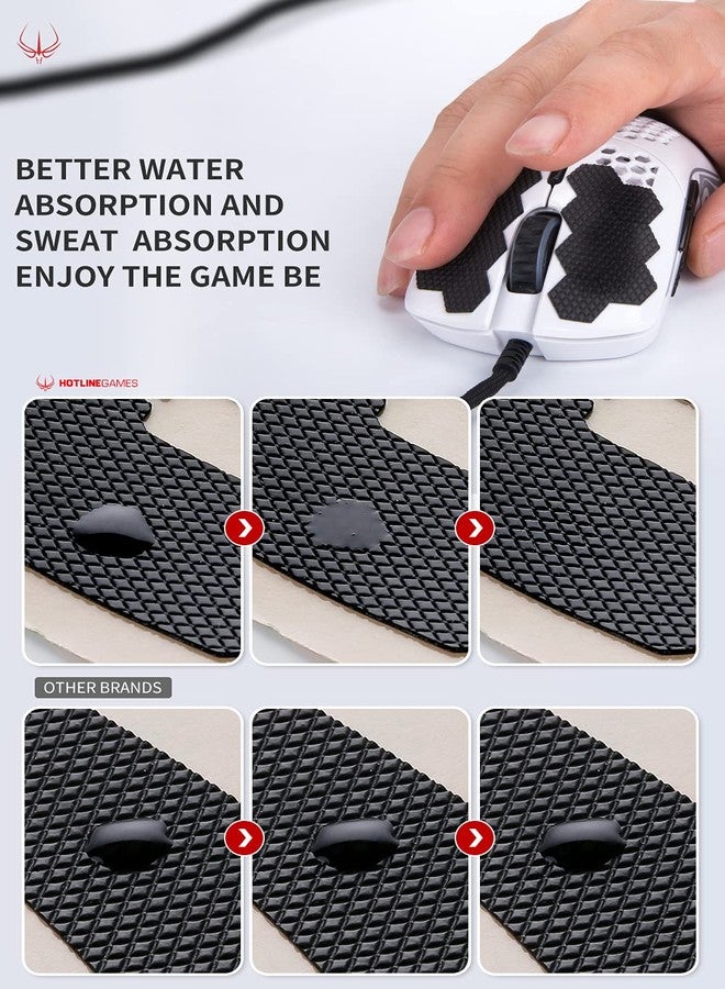 Hotline Games [Grip Upgrade] 2.0 Plus DIY Hexagon Version Gaming Mouse Grip Tape, Professional Mice Upgrade Kit,Sweat Resistant,Cut to Fit,Easy to Use - Image 5