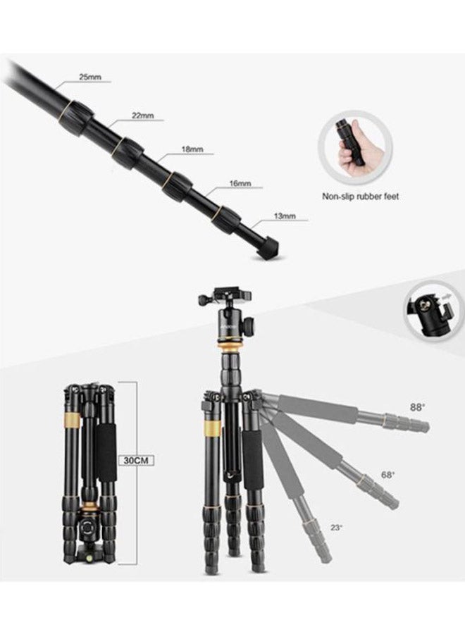 NIBEMINENT Professional Digital Camera Tripod With Ball Head Black  - Image 2