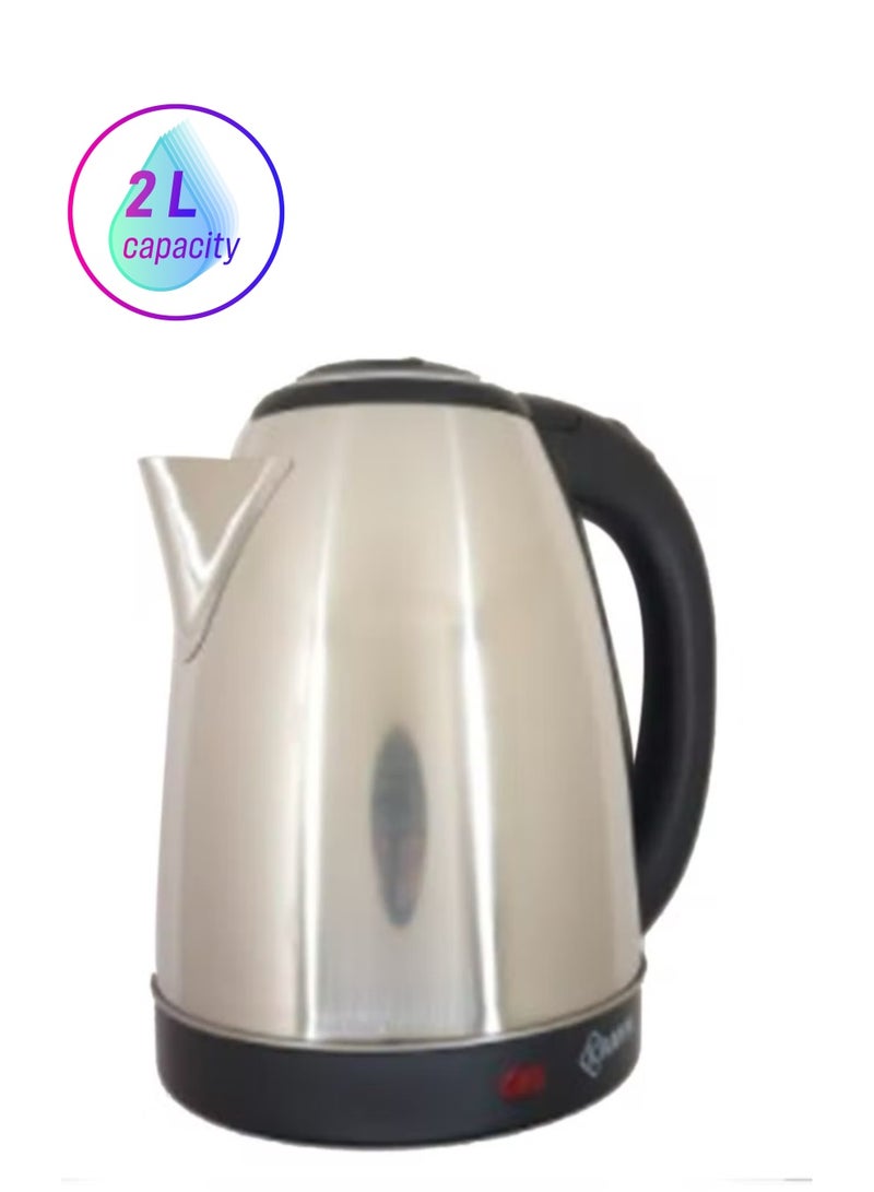 كراون غلاية كهربائية 2.0 L 1500.0 W KW-1200 فضي - Image 1