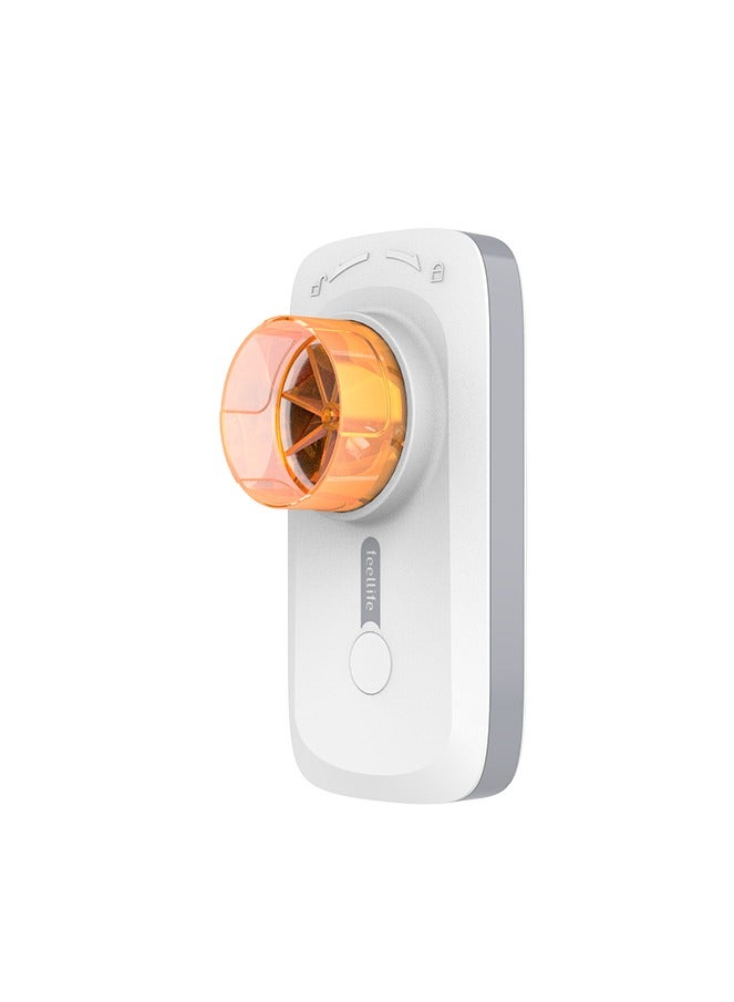 Air Smart TT Bluetooth Breathing Performance Tracker, Portable Smart Respiratory Measurement Device with App Connectivity, Lightweight Design and Data History