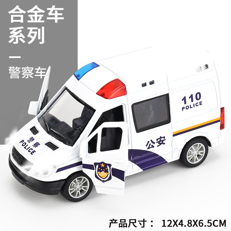 إسكدنيا Inertia Sound  Light Toy Vehicle 110 public security】