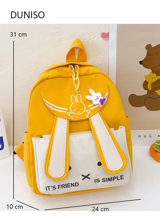 DUNISO Kids Backpack, Children Backpacks with Adjustable Straps, Lightweight Travelling Backpacks with Front Pocket, Waterproof School Bag for  Baby Boys Girls Toddler Preschool - Image 3