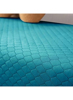 HOKIPO Polyester Quilted Sofa Cover Mats For L Shape And 1/2/3 Seater Sofa. Make Your Own Sofa Cover Set, Mat Length 90(D) X 220(L) Cm, Teal (In-725-Teal) - pzsku/Z145F20AC60508D0C3D35Z/45/_/1738306952/add13f67-00ce-426d-b3c6-cfd38daa0086