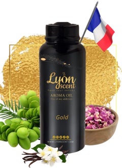 LYON SCENT Lyon Scent Aroma Oil, 100% Pure Oil, Perfume for Air Freshener, Diffuser Aroma, Fragrance Oil, Air Freshener Oil refill, Essential Scented Oil, Luxurious Scent (GOLD)  - Image 1