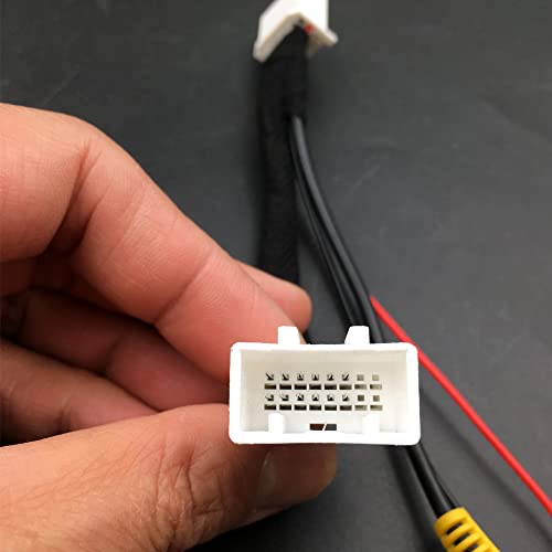 LIZAPUS 16 Pins Reverse Backup Rear View Camera Harness Adapter Connector Compatible with Toyota Prius Scion xD xB - Image 5