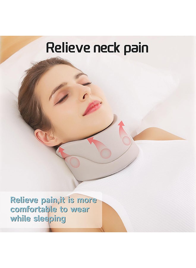 Neck Brace for Neck Pain and Support for Women, Men, Vertebrae Whiplash Wrap for Posture, Sleeping-Spinal Support and Spine Pressure, Soft Neck Brace for Pinched Nerve - Large - Image 3