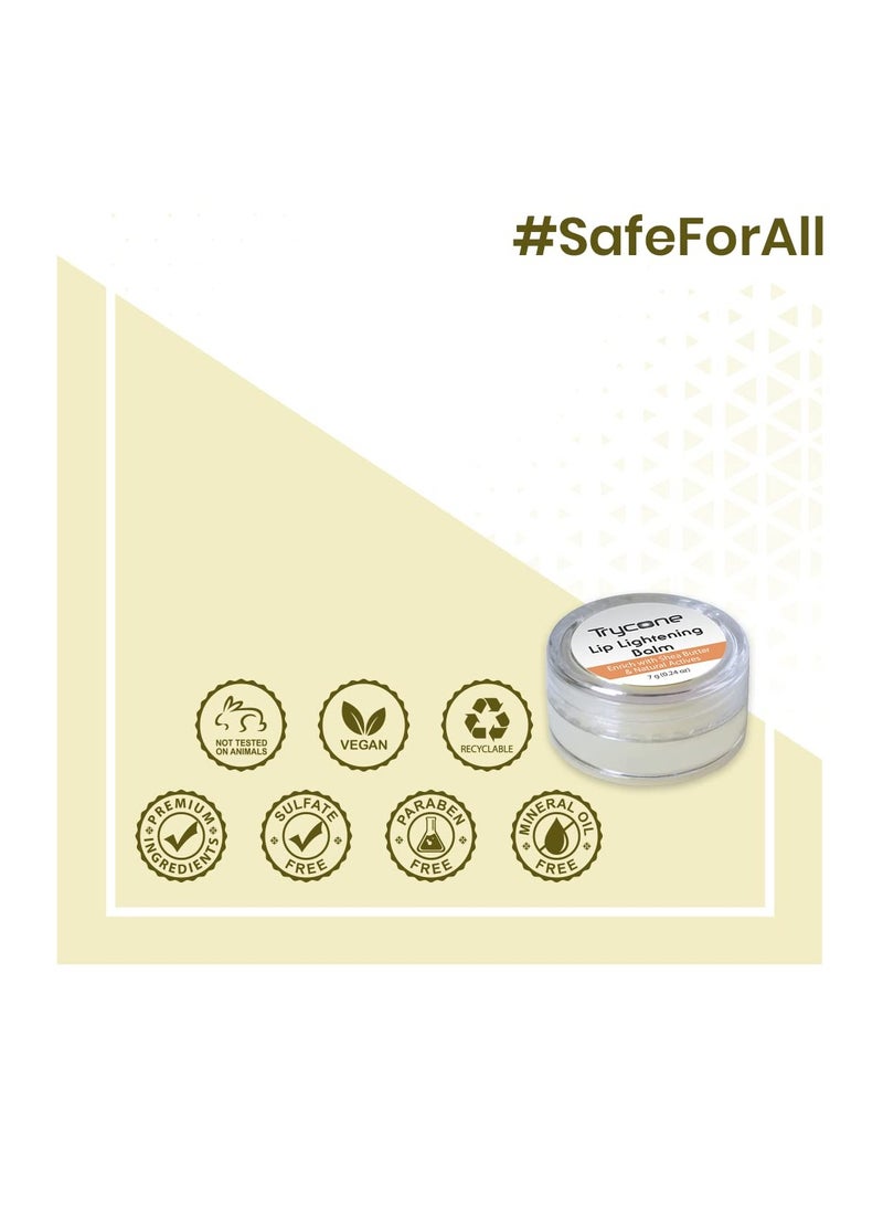 Trycone Lip Balm Enrich With Shea Butter Natural Actives for Dark Chapped and Dry Lips 7 Gm - Image 4