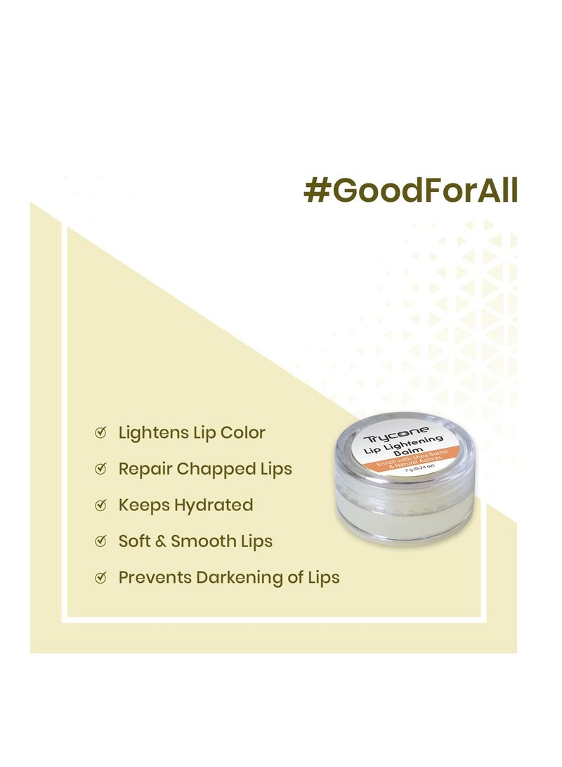 Trycone Lip Balm Enrich With Shea Butter Natural Actives for Dark Chapped and Dry Lips 7 Gm - Image 2