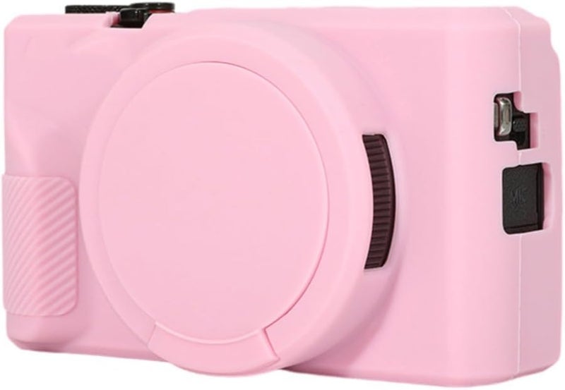 Brown Soft Silicone Protective Case Cover for Canon G7X Mark Camera with Removable Lens Cap - Image 5