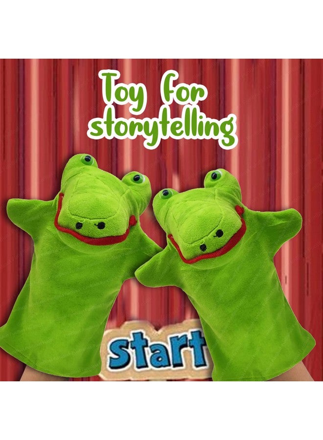 FunBlast Hand Puppets for Kids - Soft Hand Puppets for Kids, Story Telling Puppet for Kids, Hand Puppet Toy, Plush Animals Hand Puppet Toys, Fun Play Learning Toys - Multicolor (Crocodile) - Image 4