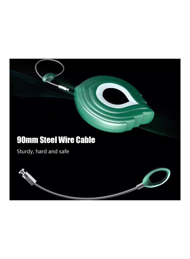 NIBEMINENT Smart Fingerprint Rechargeable Keyless Padlock Blue - Image 2